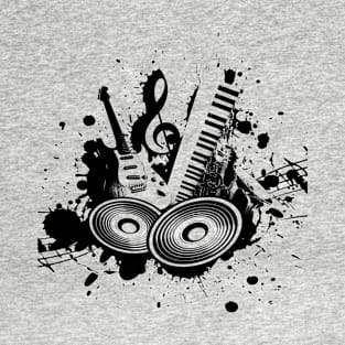 Music is life music lovers tshirt T-Shirt